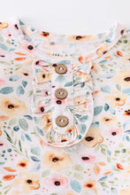 Load image into Gallery viewer, Mustard floral print bamboo pajamas set
