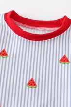 Load image into Gallery viewer, Watermelon print stripe boy top
