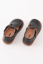 Load image into Gallery viewer, Black vintage leather shoes
