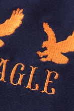 Load image into Gallery viewer, Black eagle embroidery boy terry sweatshirt
