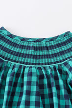 Load image into Gallery viewer, Forest plaid girl bubble
