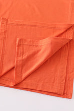 Load image into Gallery viewer, Orange baby bamboo swaddle blanket
