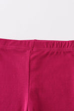 Load image into Gallery viewer, Plum ruffle double layered pants

