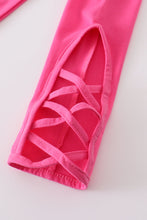 Load image into Gallery viewer, Barbie pink hollow out legging
