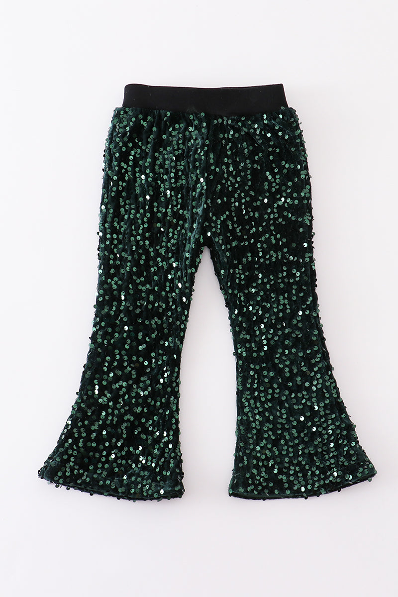 Forest sequin girl pants