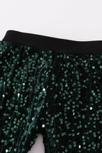 Load image into Gallery viewer, Forest sequin girl pants
