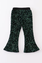 Load image into Gallery viewer, Forest sequin girl pants
