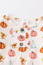 Load image into Gallery viewer, Pumpkin print pajamas set
