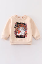 Load image into Gallery viewer, Howdy santa sweatshirt
