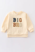 Load image into Gallery viewer, Beige BIG BRO french knot  sweatshirt
