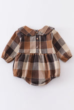 Load image into Gallery viewer, Brown plaid baby bubble
