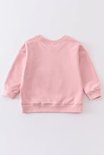 Load image into Gallery viewer, Pink love is sweet girl sweatshirt
