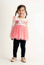 Load image into Gallery viewer, Pink &quot;soopky&quot; ruffle girl set
