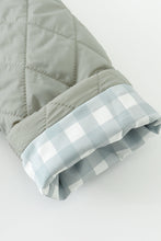 Load image into Gallery viewer, Gray quilted coat
