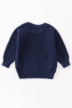 Load image into Gallery viewer, Navy pullover sweater

