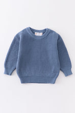 Load image into Gallery viewer, Blue pullover sweater
