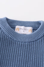 Load image into Gallery viewer, Blue pullover sweater
