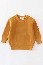 Load image into Gallery viewer, Mustard pullover sweater
