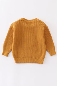 Mustard pullover sweater