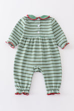 Load image into Gallery viewer, Premium Christmas tree stripe baby romper
