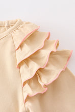 Load image into Gallery viewer, Premium Pink new year ruffle girl top
