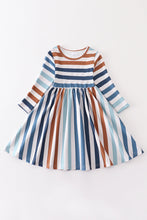 Load image into Gallery viewer, Stripe print girl dress mommy &amp; me
