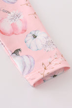 Load image into Gallery viewer, Pink pumpkin print baby gown

