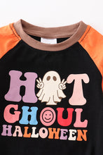 Load image into Gallery viewer, Halloween &quot;HOT CHOUL&quot; baby boy romper
