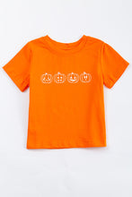 Load image into Gallery viewer, Orange pumpkin print top mommy &amp; me

