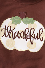 Load image into Gallery viewer, Thanksgiving pumpkin applique top
