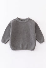 Load image into Gallery viewer, Grey sweater oversize jumper
