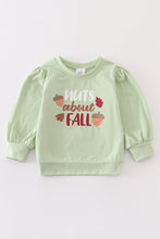 Load image into Gallery viewer, &quot;nuts about fall&quot; girl puff top
