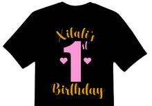 Load image into Gallery viewer, Girls 1st Birthday Shirt
