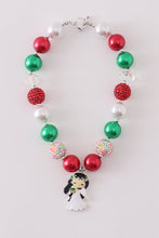 Load image into Gallery viewer, Christmas angel bubble necklace
