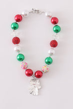 Load image into Gallery viewer, Christmas angel bubble necklace
