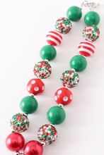 Load image into Gallery viewer, Red green camper pedant chunky necklace
