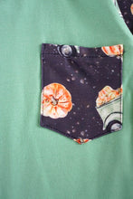 Load image into Gallery viewer, Mint pumpkin cargo raglan shirt CXSY-012364
