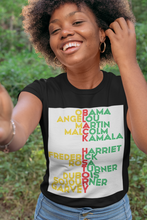 Load image into Gallery viewer, Black Leaders Juneteenth/BHM T-Shirt (Adult Sizes)
