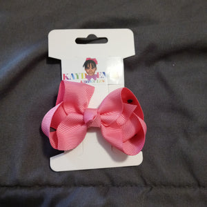 3 Inch Solid Colored Hair Bows