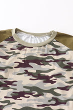 Load image into Gallery viewer, Camouflage raglan shirt for Adult
