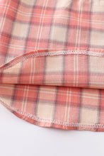 Load image into Gallery viewer, Red plaid boy shirt
