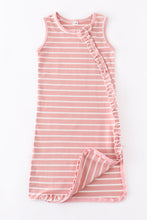 Load image into Gallery viewer, Pink baby sleep sack wearable blanket
