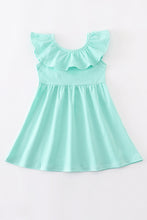 Load image into Gallery viewer, Mint ruffle dress
