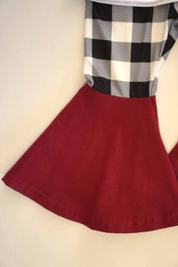 Merry christmas maroon top with bell pants set CKTZ-190053 sale