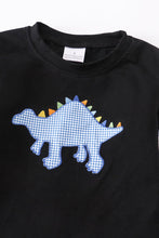 Load image into Gallery viewer, Dinosaur applique boy shirt
