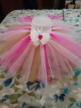 Load image into Gallery viewer, Pink White Gold Tutu
