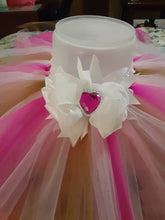Load image into Gallery viewer, Pink White Gold Tutu
