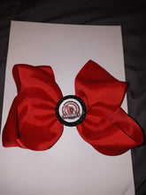 Load image into Gallery viewer, 6 Inch School Spirit Hair Bow CUSTOMIZABLE
