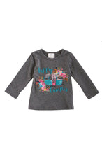 Load image into Gallery viewer, Happy Campus Grey Long Sleeve Top CXSY-202188

