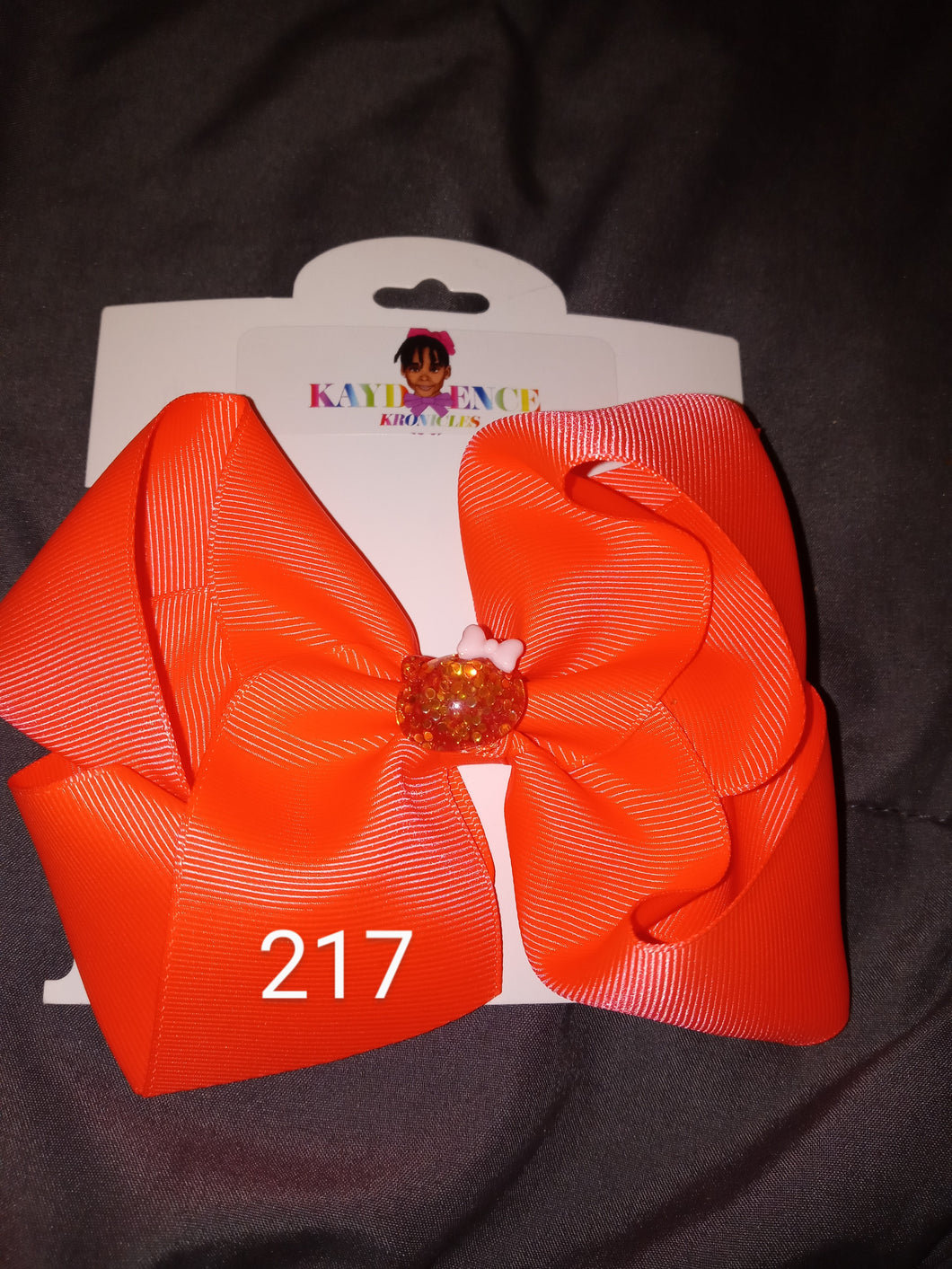 6 Inch Solid Colored Hair Bow with Hello Kitty